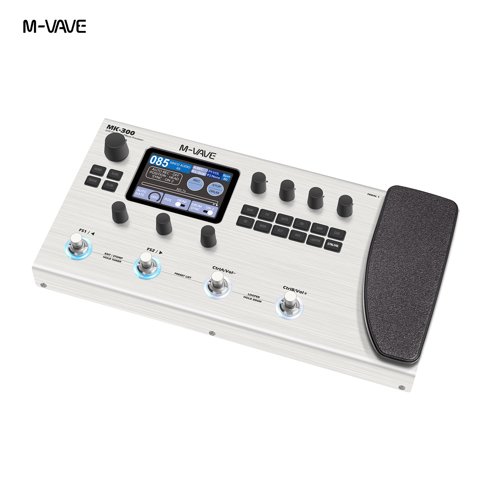 M-VAVE MK-300 Multi-Function G - Looper Pedal Guitar reseña y precio