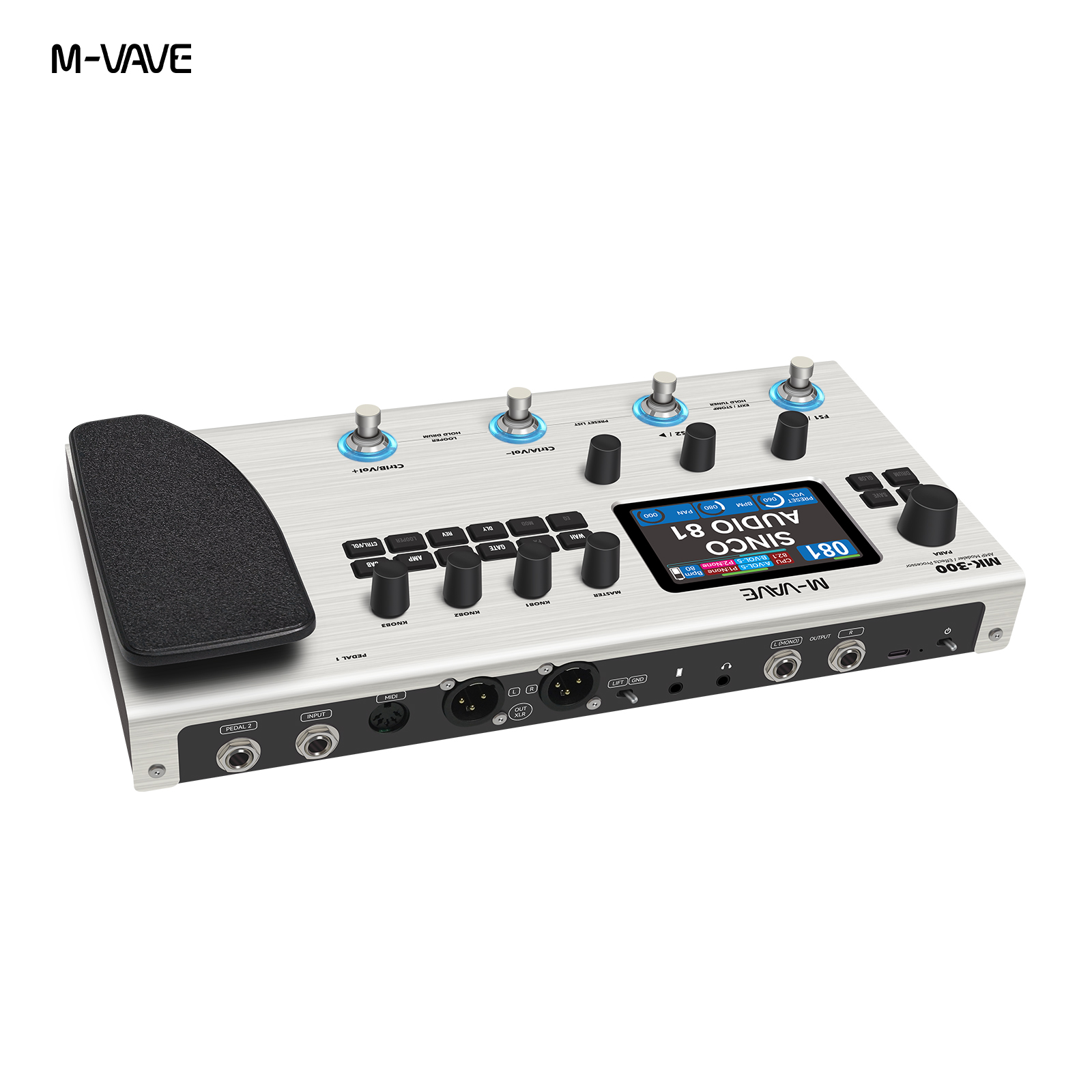 M-VAVE MK-300 Multi-Function G - Looper Pedal Guitar reseña y precio